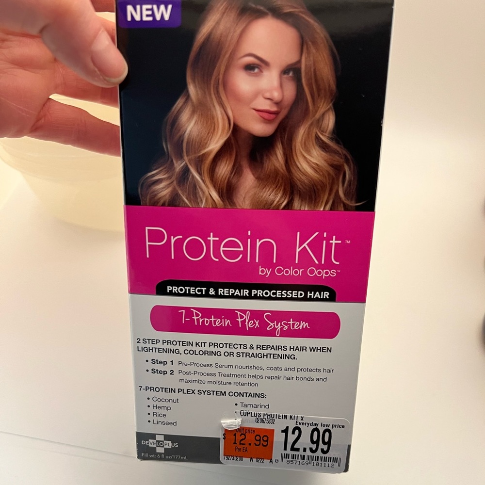 NWT Color Oops Protein Kit 7: 2 Step Process to Protect & Repair Damaged Hair